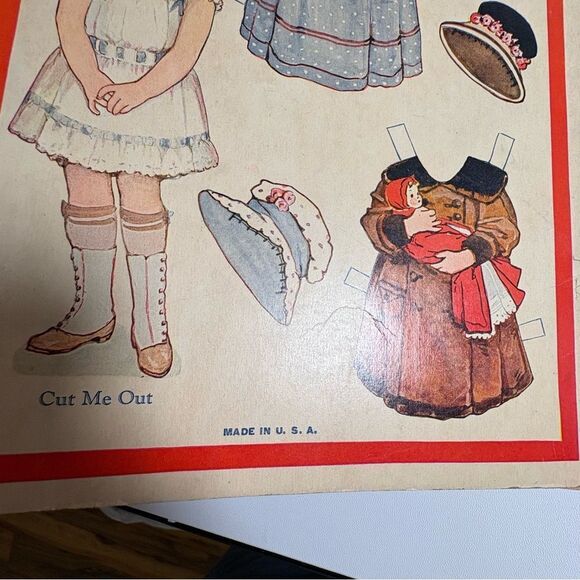 SAALFIELD DOLLIES TO PAINT CUT OUT & DRESS DOLL BOOK UNCUT - Picture 8 of 10